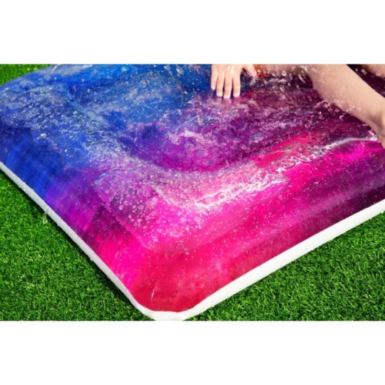 BESTWAY 52290 Vodný matrac Fontána, vodná podložka so striekajúcou vodou 130 x 90 cm