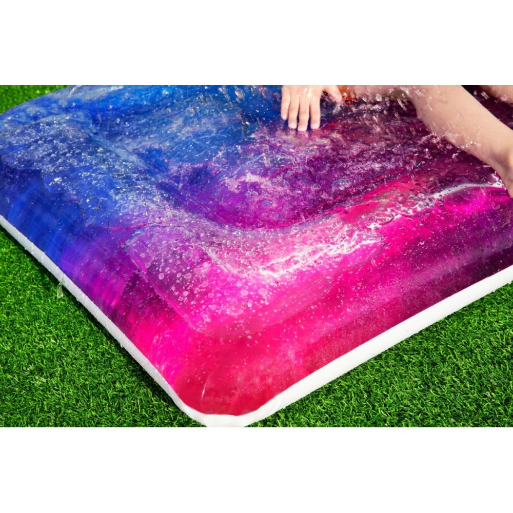 BESTWAY 52290 Vodný matrac Fontána, vodná podložka so striekajúcou vodou 130 x 90 cm
