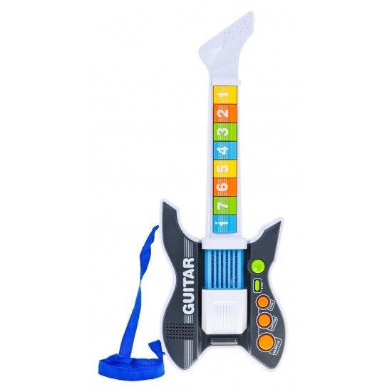 JOKO Detská elektrická gitara + mikrofón na stojane
