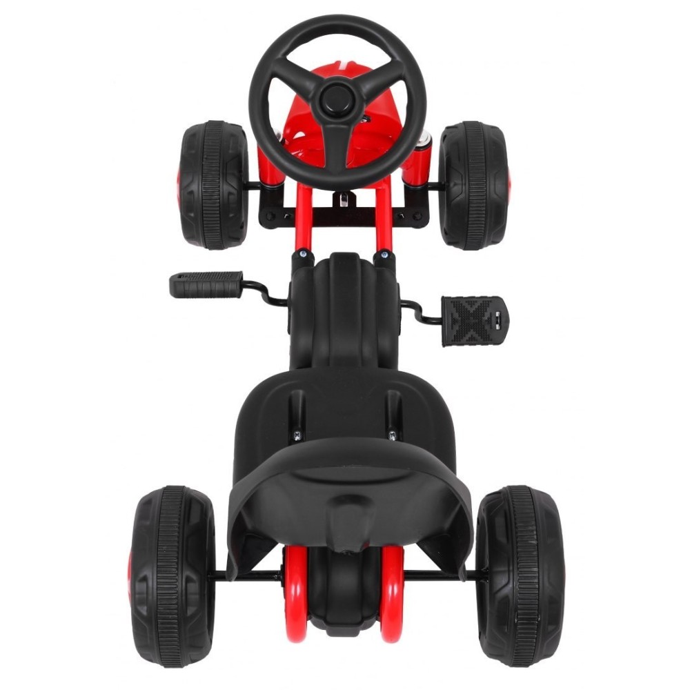 JOKO Šľapacia motokára pre najmenších, červená