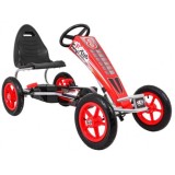 JOKO Šľapacia Motokára s nafukovacími kolesami F8-1, s voľnobehom, nosnosť 60kg, od 5 do 12 rokov, červená