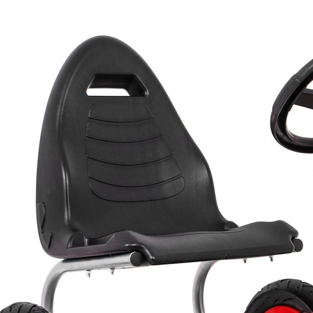JOKO Šľapacia Motokára s nafukovacími kolesami F8-1, s voľnobehom, nosnosť 60kg, od 5 do 12 rokov, červená