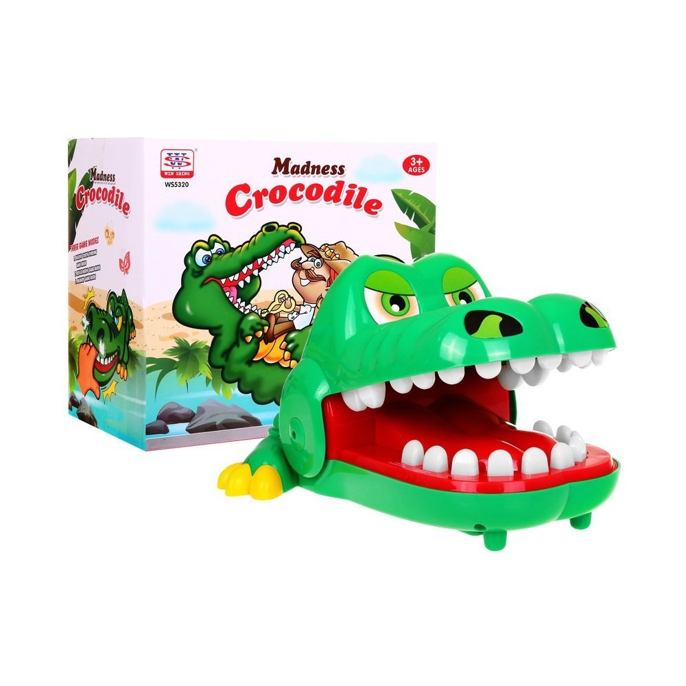JOKO Krokodíl u zubára 26cm - rodinná hra