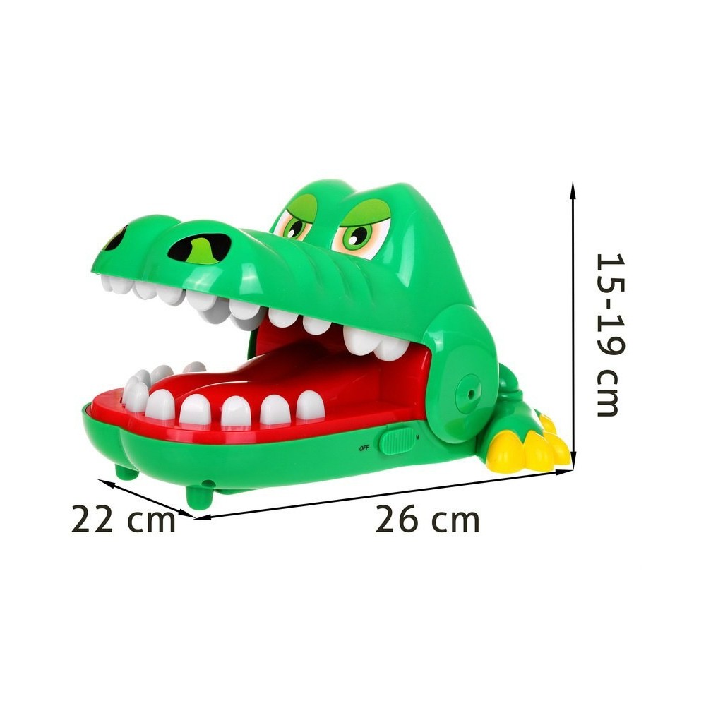 JOKO Krokodíl u zubára 26cm - rodinná hra