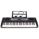 JOKO Detské klávesy 86cm s mikrofónom, USB vstup, Bluetooth, 61 Dynamických klávesov, stereo reproduktory, čierne