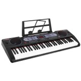 JOKO Detské klávesy 86cm s mikrofónom, USB vstup, Bluetooth, 61 Dynamických klávesov, stereo reproduktory, čierne
