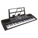 JOKO Detské klávesy 70 cm s mikrofónom, USB vstupom, Bluetooth, Funkcia Taktometra, Stereo reproduktory, čierne