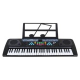 JOKO Detské klávesy 70cm s mikrofónom, FM rádio, USB vstup, Bluetooth, čierne