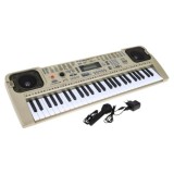 JOKO Detské Klávesey 70cm MQ807 s mikrofónom + USB vstup, strieborné