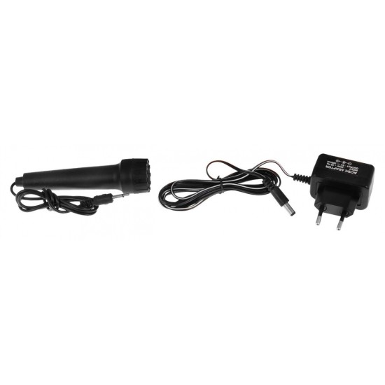 JOKO Detské klávesy 53cm s mikrofónom + USB vstup, strieborné