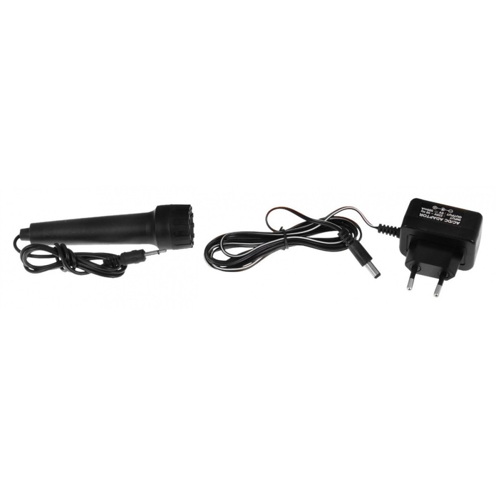 JOKO Detské klávesy 53cm s mikrofónom + USB vstup, strieborné
