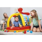 Bestway 93538 Fisher-Price Veľký Nafukovací Vrtulník s loptičkami 25ks