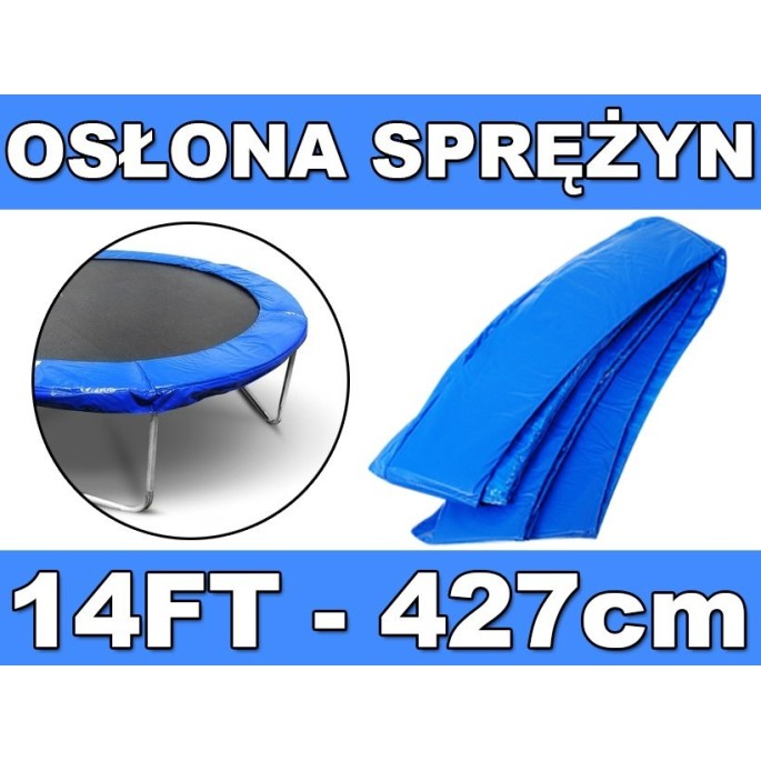 JOKO Kryt Pružín na Trampolínu 14FT 427cm, modrý