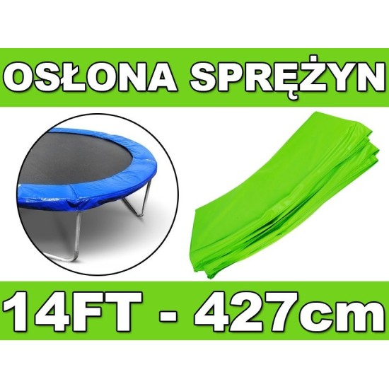 JOKO Kryt Pružín na Trampolínu 14FT 427cm, zelený