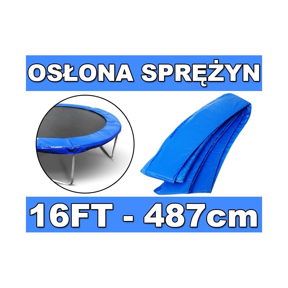 JOKO Kryt Pružín na Trampolínu 16FT 487cm, modrý