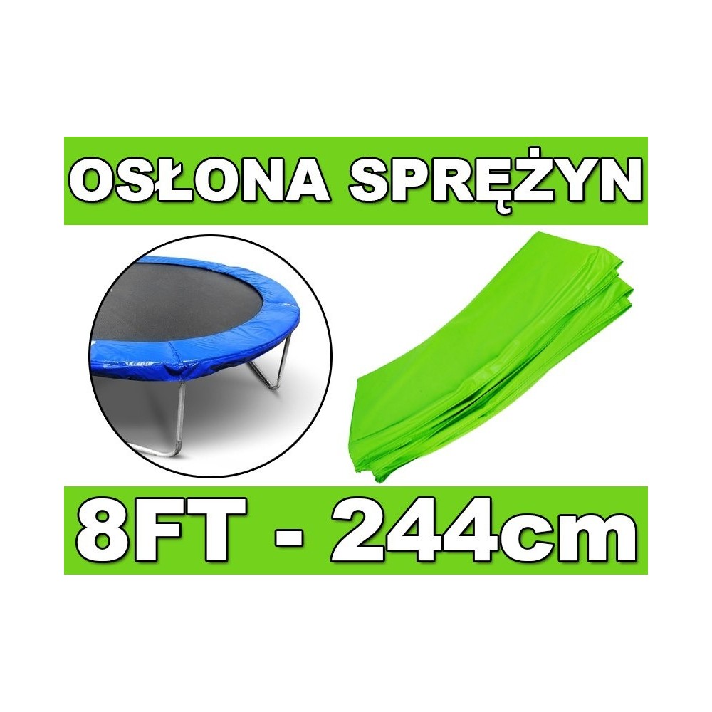 JOKO Kryt Pružín na Trampolínu 8FT 244cm, zelený