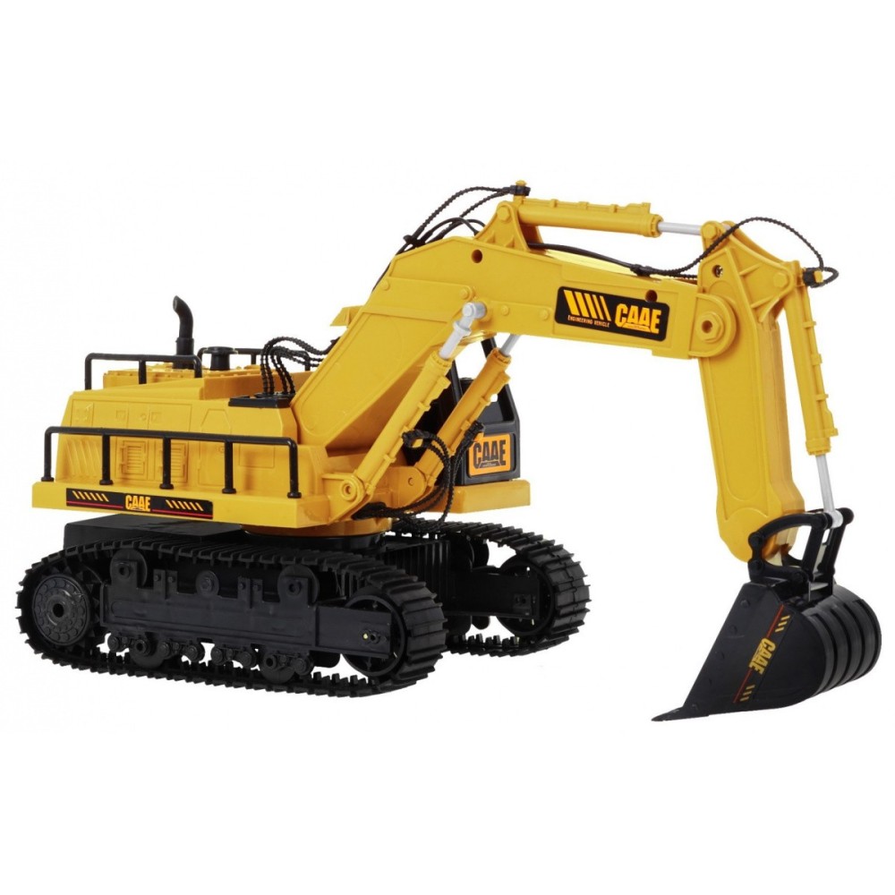 JOKO RC Bager na diaľkové ovládanie so zvukom 34cm 2,4GHz, žltý