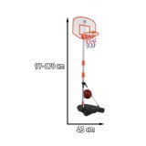 JOKO Basketbalový kôš na stojane s elektronickým počítadlom + svetlo + zvuk + lopta + pumpa