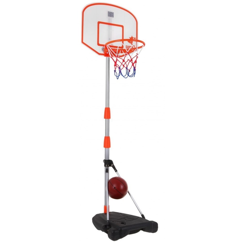 JOKO Basketbalový kôš na stojane s elektronickým počítadlom + svetlo + zvuk + lopta + pumpa