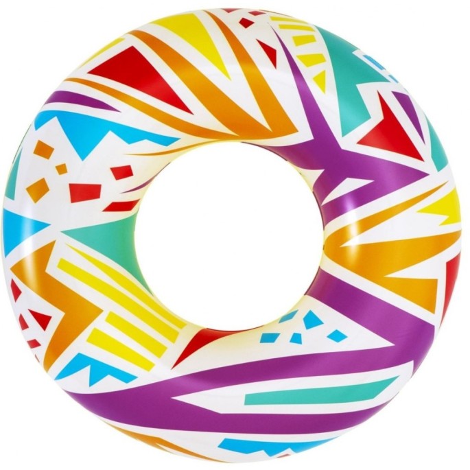 Bestway 36228 Nafukovacie Koleso Geometric Wheel 107cm, nosnosť 80kg, biele