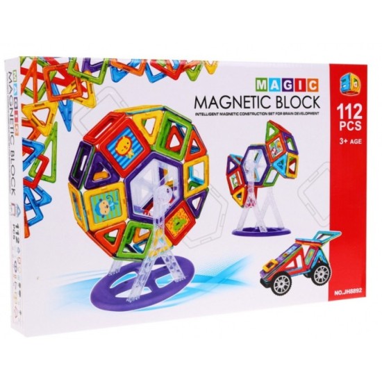 JOKO Magnetická stavebnica 112ks