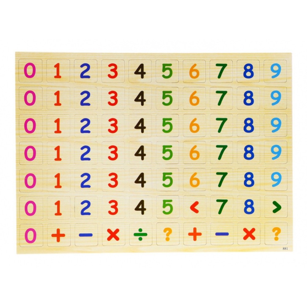 JOKO Drevená tabuľa Obojstranná, skladacia pre deti na UČENIE + Magnetické Puzzle 2v1 + Magnetické Hodiny