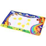 Veľká Vodná podložka, tabuľa na kreslenie do nekonečna vodou 75cm + penové obrázky