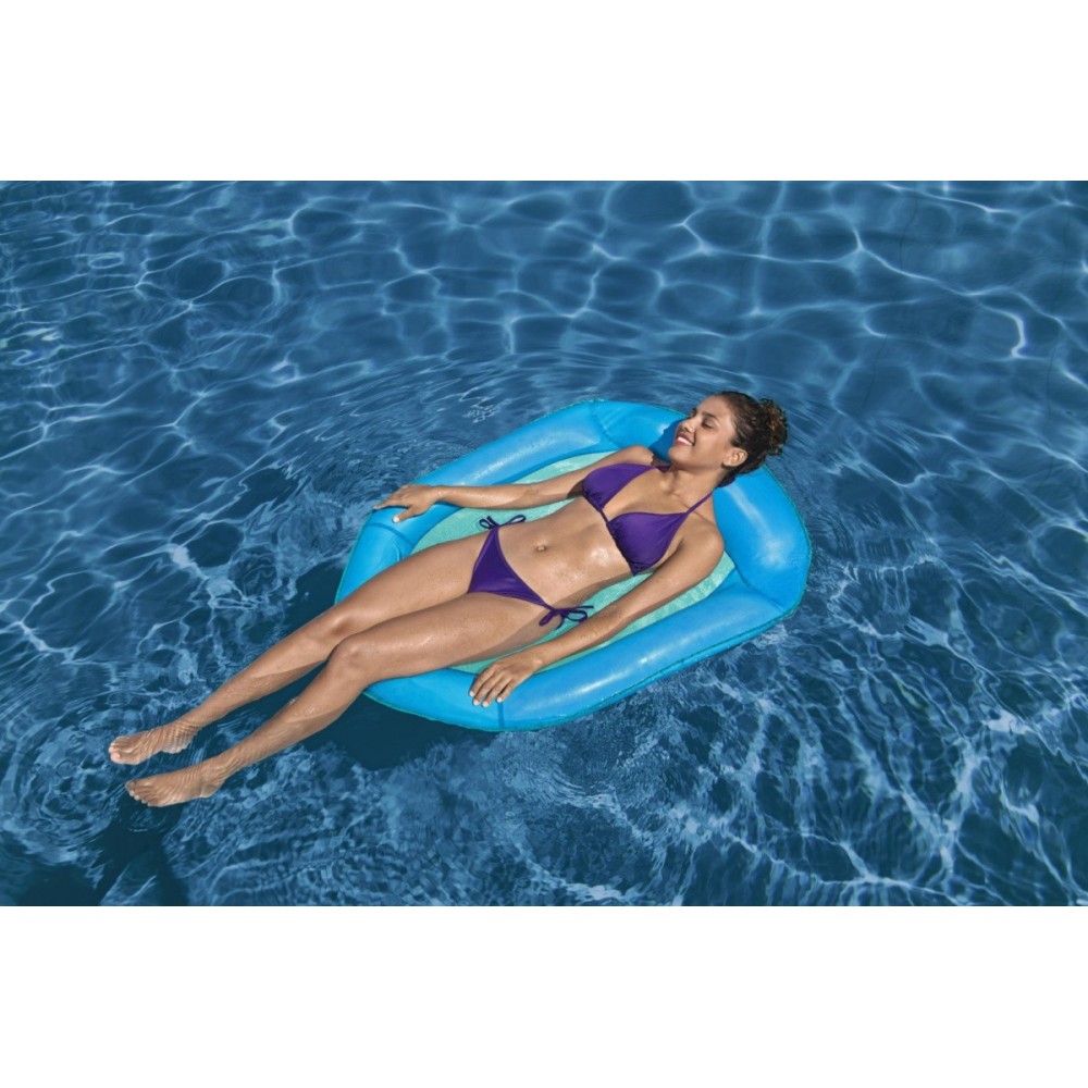 Bestway 43551 Nafukovacie lehátko, matrac so sieťovaným dnom 106x95cm