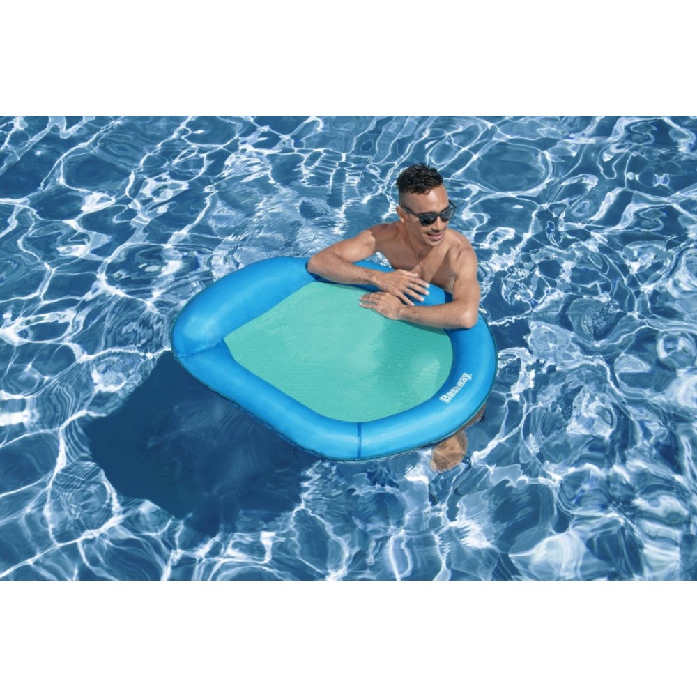 Bestway 43551 Nafukovacie lehátko, matrac so sieťovaným dnom 106x95cm