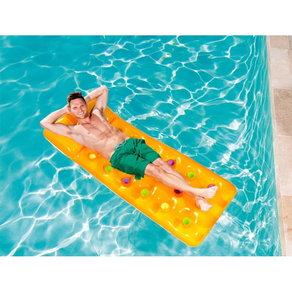 Bestway 43014 Nafukavací matrac 188 x 71 cm, oranžový
