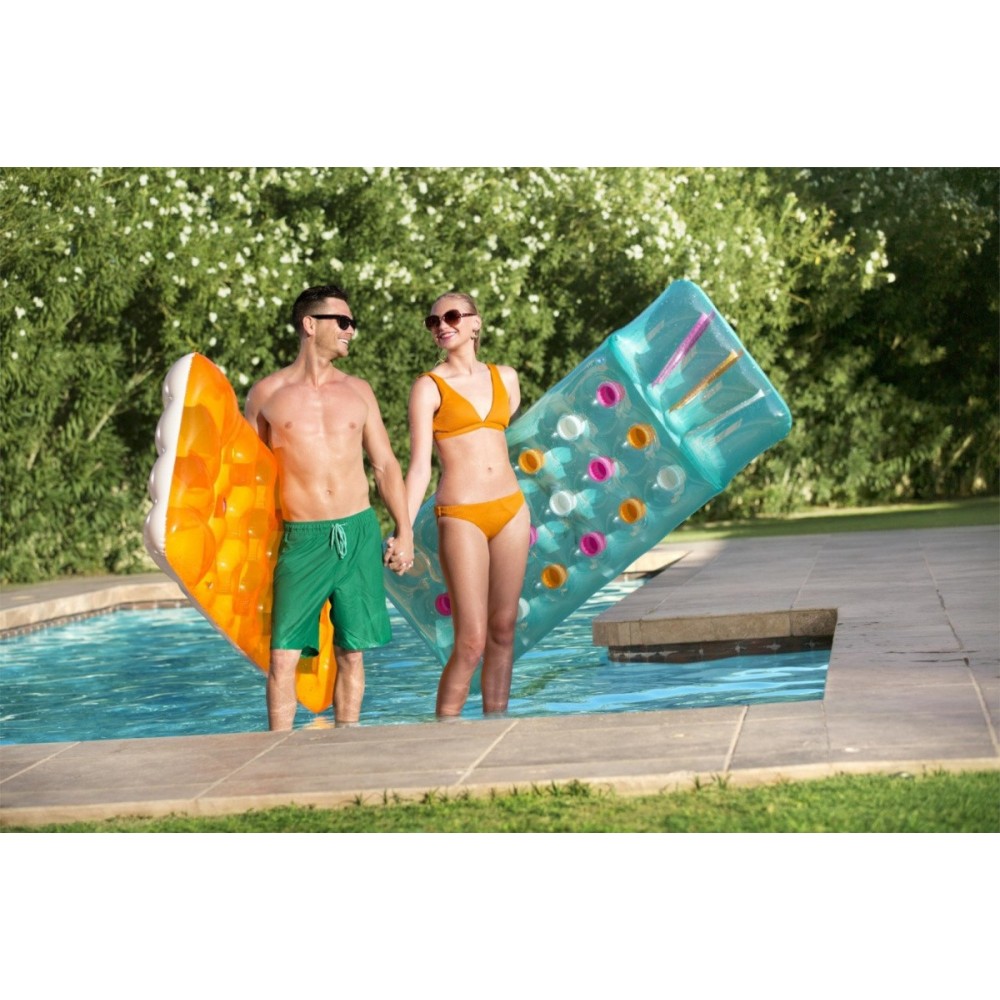 Bestway 43014 Nafukavací matrac 188 x 71 cm, oranžový