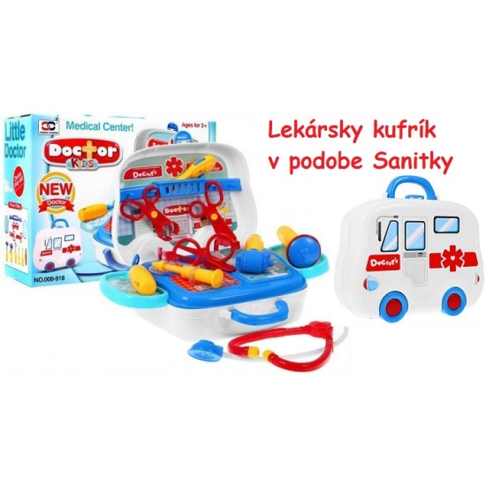 JOKO Detská Lekárska sada Lekársky kufrík Sanitka