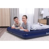 BESTWAY 67003 Nafukovací matrac, posteľ pre 2 osoby 203x152x22cm, modrá