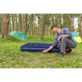 BESTWAY 67003 Nafukovací matrac, posteľ pre 2 osoby 203x152x22cm, modrá