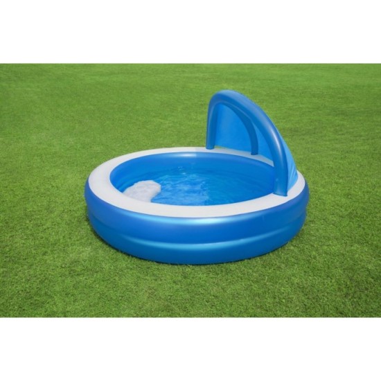 Bestway 54337 Detský Nafukovací bazén so striežkou a sedadlom 241 cm x 140 cm
