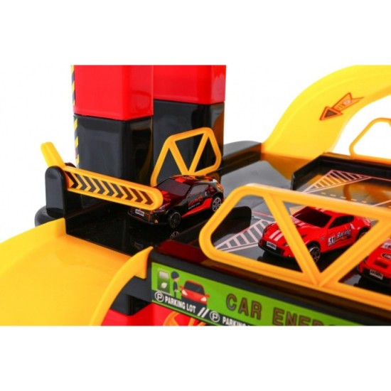 JOKO Veľké 5 poschodové parkovisko + 10 autíčok + autoumyváreň + výťah + svetlo