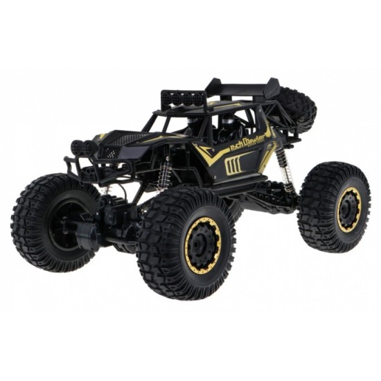 JOKO RC Kovové Autíčko Mega Crawler 1:8 na diaľkové ovládanie, čierne