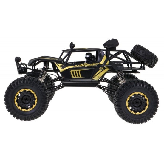 JOKO RC Kovové Autíčko Mega Crawler 1:8 na diaľkové ovládanie, čierne