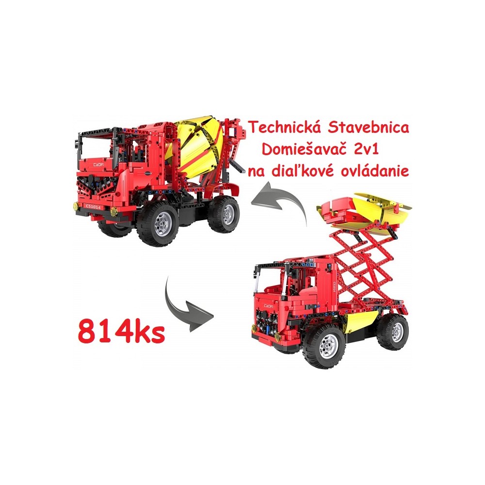 CADA Technic RC Technická stavebnica Domiešavač 2v1