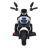 JOKO Elektrická motorka Fast Tourist 83cm, kožené sedadlo, biela