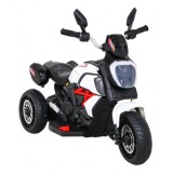 JOKO Elektrická motorka Fast Tourist 83cm, kožené sedadlo, biela