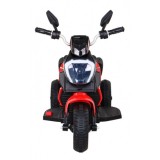 JOKO Elektrická motorka Fast Tourist 83cm, kožené sedadlo, červená