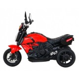 JOKO Elektrická motorka Fast Tourist 83cm, kožené sedadlo, červená