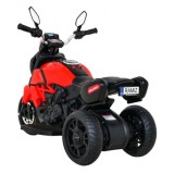 JOKO Elektrická motorka Fast Tourist 83cm, kožené sedadlo, červená