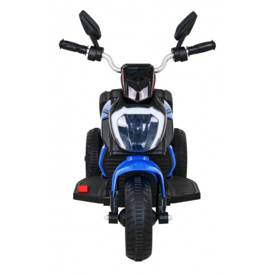JOKO Elektrická motorka Fast Tourist 83cm, kožené sedadlo, modrá
