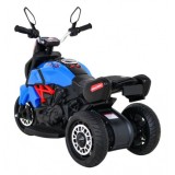 JOKO Elektrická motorka Fast Tourist 83cm, kožené sedadlo, modrá