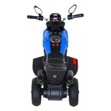 JOKO Elektrická motorka Fast Tourist 83cm, kožené sedadlo, modrá