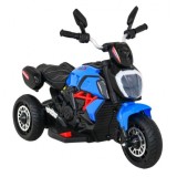 JOKO Elektrická motorka Fast Tourist 83cm, kožené sedadlo, modrá