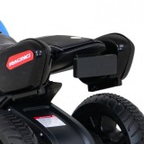 JOKO Elektrická motorka Fast Tourist 83cm, kožené sedadlo, modrá