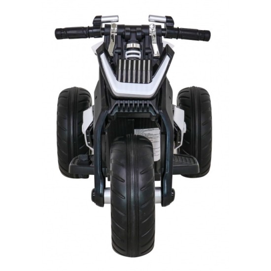 JOKO Elektrická motorka Future 109cm, penové kolesá, biela